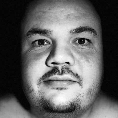 Philipp Volgger, black and white portrait